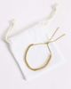 ASOS DESIGN ASOS DESIGN waterproof stainless steel square box chain puller bracelet in gold - 3