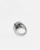 ASOS DESIGN ASOS DESIGN waterproof stainless steel square signet ring in silver - 2