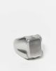 ASOS DESIGN ASOS DESIGN waterproof stainless steel square signet ring in silver - 3