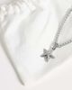 ASOS DESIGN ASOS DESIGN waterproof stainless steel star drop pendant chain bracelet in silver - 2
