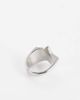 ASOS DESIGN ASOS DESIGN waterproof stainless steel star top ring in silver tone - 3