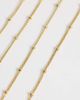ASOS DESIGN ASOS DESIGN waterproof stainless steel sunglasses chain with dot detailing in gold tone - 2