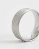 ASOS DESIGN ASOS DESIGN waterproof stainless steel textured plain band ring in silver - 2