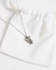 ASOS DESIGN ASOS DESIGN waterproof stainless steel thread through star pendant necklace in silver - 3