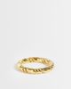 ASOS DESIGN ASOS DESIGN waterproof stainless steel twisted ring in gold - 1