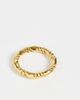 ASOS DESIGN ASOS DESIGN waterproof stainless steel twisted ring in gold - 3