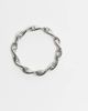 ASOS DESIGN ASOS DESIGN waterproof stainless steel twisted rope ring in silver - 3