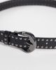ASOS DESIGN ASOS DESIGN wave molten buckle studded faux leather belt in black-Brown - 3