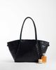 ASOS DESIGN ASOS DESIGN weave belted tote bag in black - 2