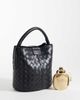 ASOS DESIGN ASOS DESIGN weave bucket bag with detachable cross body strap in black - 2