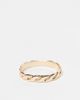ASOS DESIGN ASOS DESIGN weave ring in gold - 1