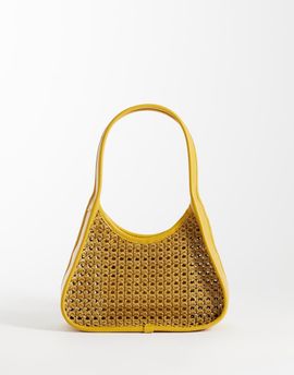 ASOS DESIGN ASOS DESIGN weave shoulder bag in orange