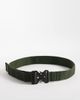 ASOS DESIGN ASOS DESIGN webbing utility belt with statement buckle in khaki-Green - 1