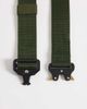 ASOS DESIGN ASOS DESIGN webbing utility belt with statement buckle in khaki-Green - 3