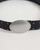 ASOS DESIGN ASOS DESIGN western buckle studded faux leather belt in black - 2
