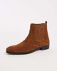 ASOS DESIGN ASOS DESIGN western chelsea boots in tan suede-Brown - 1