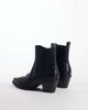 ASOS DESIGN ASOS DESIGN western Chelsea boots with cuban heel in black - 4