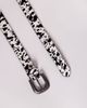 ASOS DESIGN ASOS DESIGN western cowboy cow print pony hair belt in leather-Multi - 3