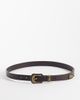 ASOS DESIGN ASOS DESIGN western skinny leather belt with antique gold buckle-Brown - 1