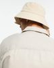 ASOS DESIGN ASOS DESIGN wide brim bucket hat in stone linen-Neutral - 2