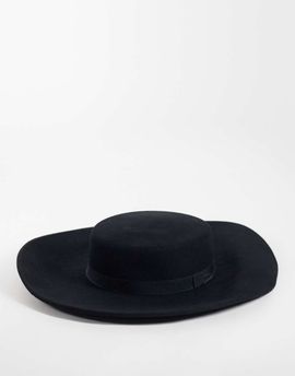 ASOS DESIGN ASOS DESIGN wide brim hat in black