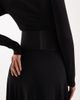 ASOS DESIGN ASOS DESIGN wide double buckle waist belt in black - 3