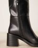 ASOS DESIGN ASOS DESIGN Wide Fit Campbell chunky heeled knee boots in black - 3