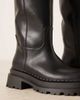 ASOS DESIGN ASOS DESIGN Wide Fit Cecilia chunky flat knee boots in black - 2