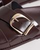 ASOS DESIGN ASOS DESIGN Wide Fit Freeway double strap slides in chocolate-Brown - 3
