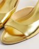ASOS DESIGN ASOS DESIGN Wide Fit High-Five kitten heel mules in gold - 4
