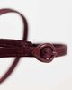 ASOS DESIGN ASOS DESIGN Wide Fit Hope barely there mid heel stiletto sandals in plum satin-PURPLE - 3