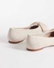 ASOS DESIGN ASOS DESIGN Wide Fit Langston bow trim pointed toe ballet flats in natural-Neutral - 3