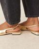 ASOS DESIGN ASOS DESIGN Wide Fit Logan slingback ballet flats in gold - 3