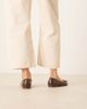 ASOS DESIGN ASOS DESIGN Wide Fit Lullaby bow ballet flats in chocolate-Brown - 4