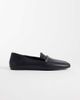 ASOS DESIGN ASOS DESIGN Wide Fit Marlon slim chain loafers in black - 2