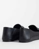 ASOS DESIGN ASOS DESIGN Wide Fit Marlon slim chain loafers in black - 4