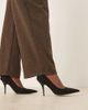 ASOS DESIGN ASOS DESIGN Wide Fit Perth pointed toe high stiletto heel pumps in black suedette - 1