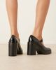ASOS DESIGN ASOS DESIGN Wide Fit Peso platform Mary Jane high heel shoes in black - 3