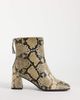 ASOS DESIGN ASOS DESIGN Wide Fit Rafe block heel ankle boots in snake-Multi - 2