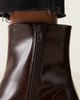 ASOS DESIGN ASOS DESIGN Wide Fit Relay smart heeled ankle boots in chocolate-Brown - 2