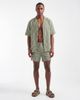 ASOS DESIGN ASOS DESIGN wide fit shorts in short length in green stripes - part of a set-Multi - 1