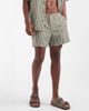 ASOS DESIGN ASOS DESIGN wide fit shorts in short length in green stripes - part of a set-Multi - 2