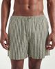 ASOS DESIGN ASOS DESIGN wide fit shorts in short length in green stripes - part of a set-Multi - 4