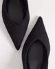 ASOS DESIGN ASOS DESIGN Wide Fit Swift slingback block heeled shoes in black suedette - 2
