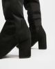 ASOS DESIGN ASOS DESIGN Wide Fit Tall Kadi heeled over the knee boots-Black - 3