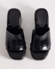 ASOS DESIGN ASOS DESIGN Wide Fit Tara wedge sandals in black - 3