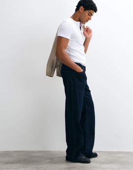 ASOS DESIGN ASOS DESIGN wide flare jeans in indigo-Blue