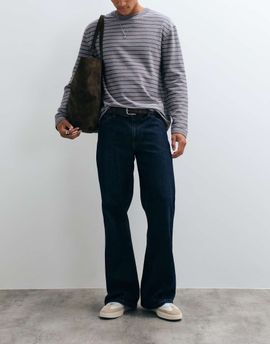 ASOS DESIGN ASOS DESIGN wide flared jeans in dark washed blue