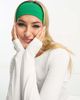 ASOS DESIGN ASOS DESIGN wide jersey headband in green - 2