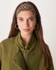 ASOS DESIGN ASOS DESIGN wide jersey headband in leopard print-Brown - 1